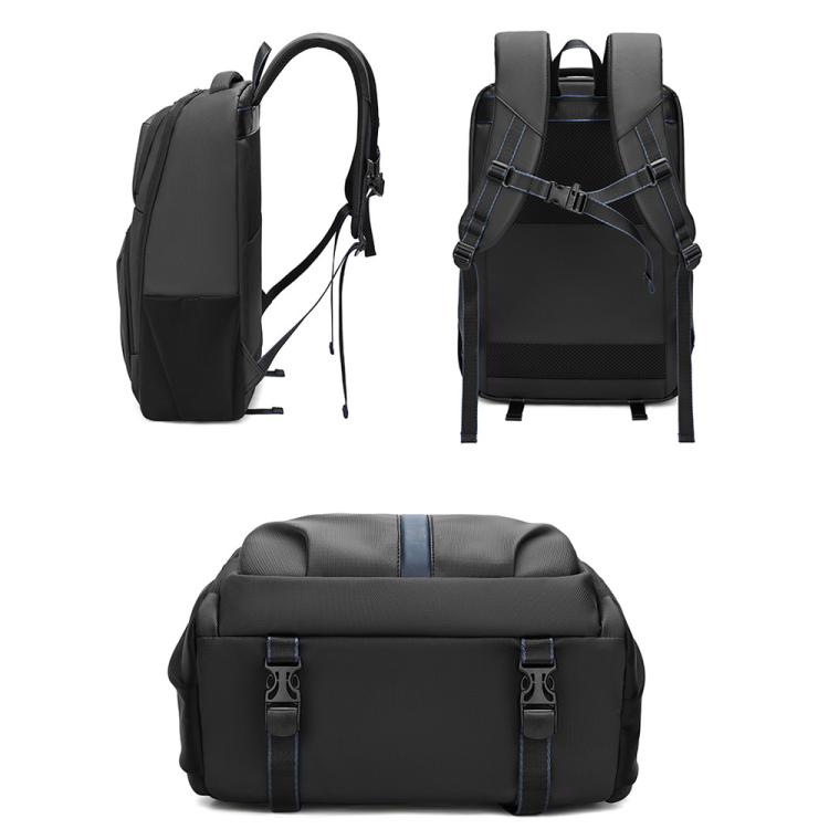 QISEMIAN Photography Backpack with Removable Insert, Dry-Wet Separation Zone, Customizable Dividers for Cameras & 16-Inch Laptop - Black