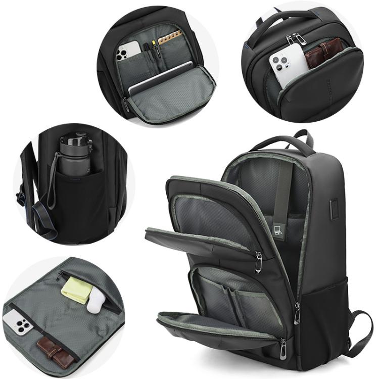 QISEMIAN Photography Backpack with Removable Insert, Dry-Wet Separation Zone, Customizable Dividers for Cameras & 16-Inch Laptop - Black