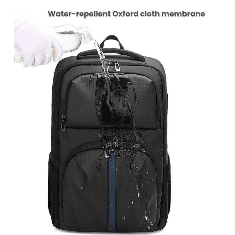 QISEMIAN Photography Backpack with Removable Insert, Dry-Wet Separation Zone, Customizable Dividers for Cameras & 16-Inch Laptop - Black