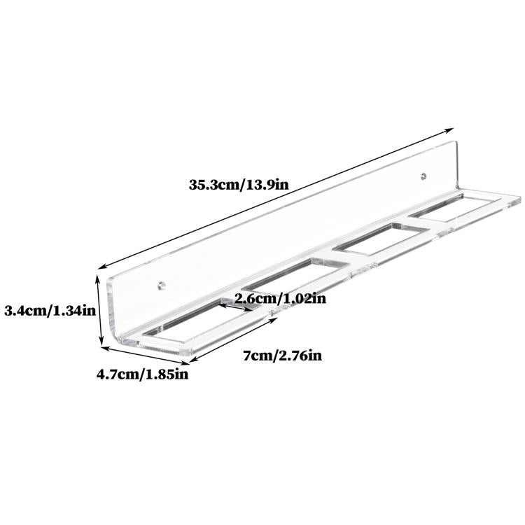 Acrylic Hockey Wall Mount Storage Rack