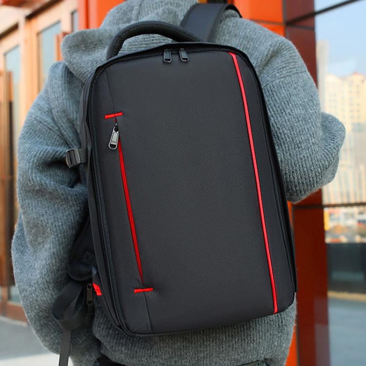 Waterproof Large-Capacity DSLR Camera Backpack Multi-Functional Lightweight Casual Bag - Black
