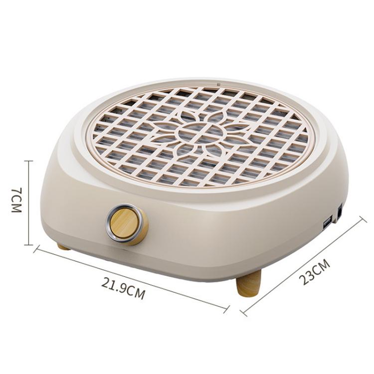 BLUEQUE Turbo Brushless Nail Dust Collector Low Noise High Power Nail Removal Vacuum US Plug