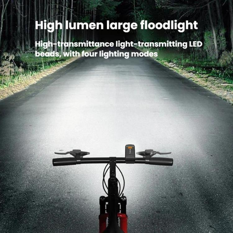 SMILING SHARK QX-D404 Portable High-Brightness Bike Light 4-Mode Outdoor Night Riding Light