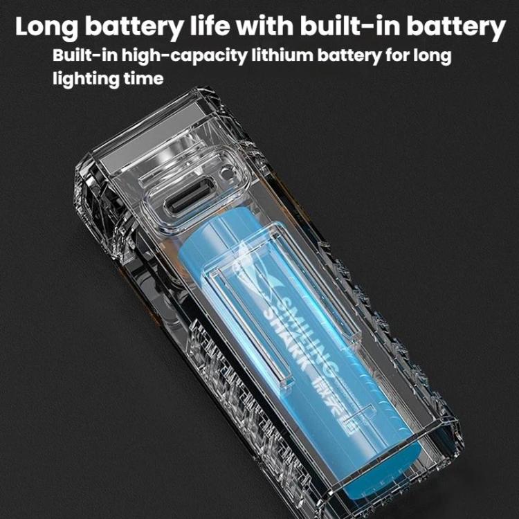 SMILING SHARK QX-D404 Portable High-Brightness Bike Light 4-Mode Outdoor Night Riding Light