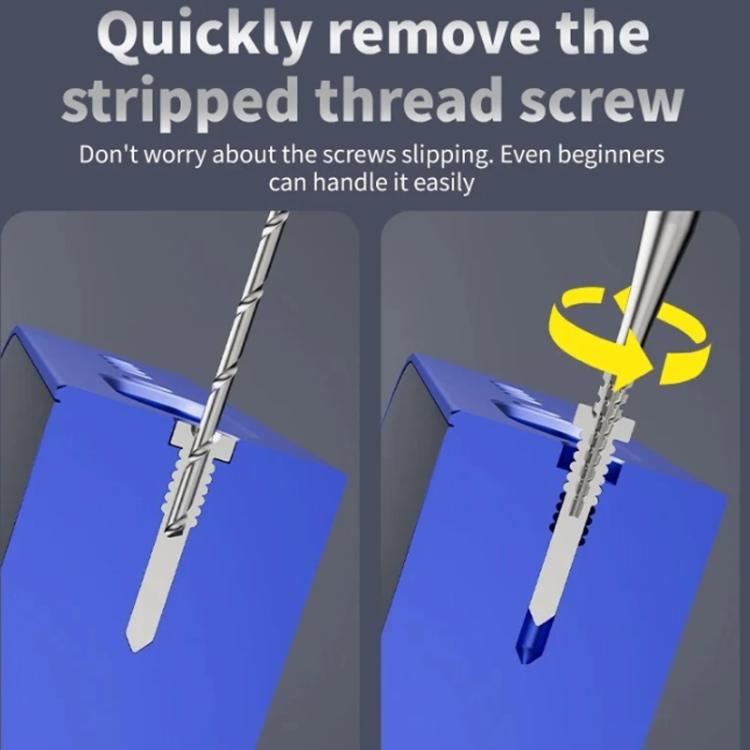 LAN RUI U8 Alloy Piercingand Sliding Drill Bit Kit Precision Small Screw Removal Tool