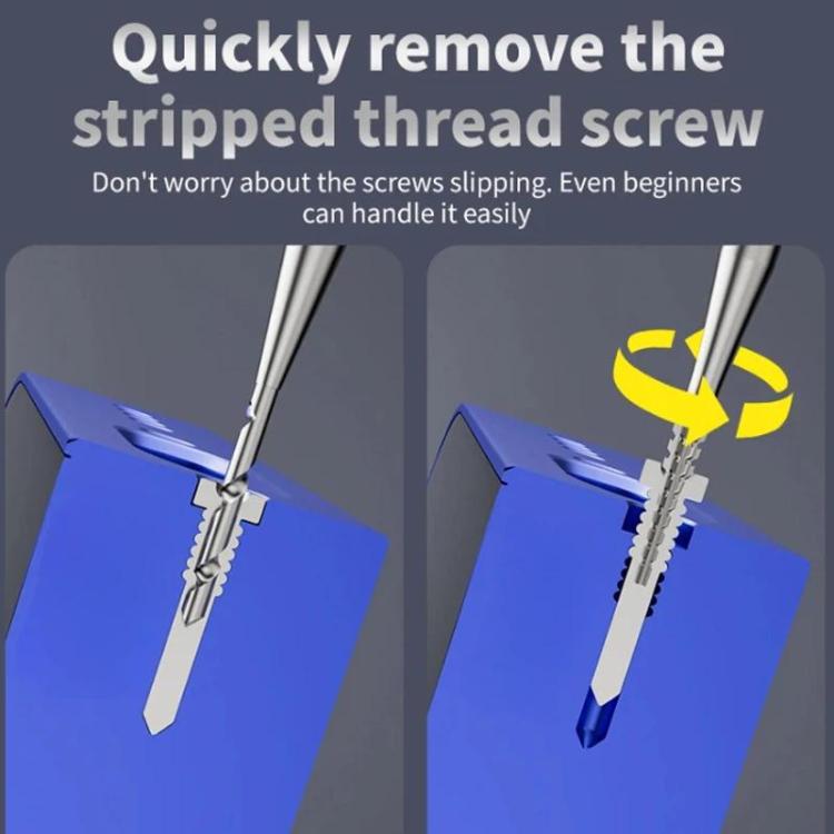 LAN RUI U8S Alloy Piercingand Sliding Drill Bit Kit Precision Small Screw Removal Tool
