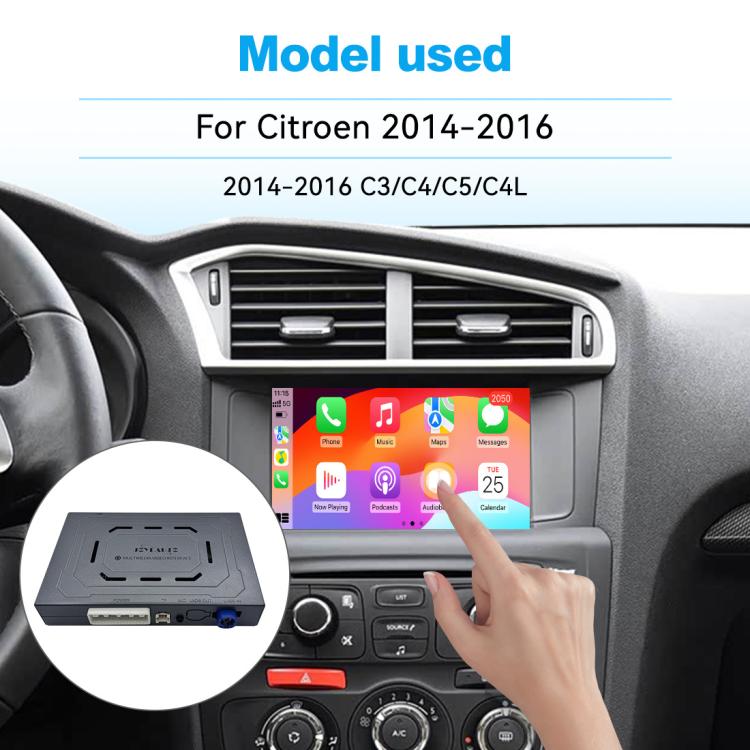 JOYEAUTO WZPG-1 CarPlay Decoder Car Module For Citroen C3 / C4L / C4 / C5 2014-2016