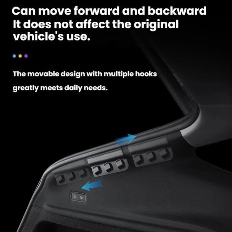 For Tesla 2025+ Model Y Juniper Trunk Side Hooks - Black