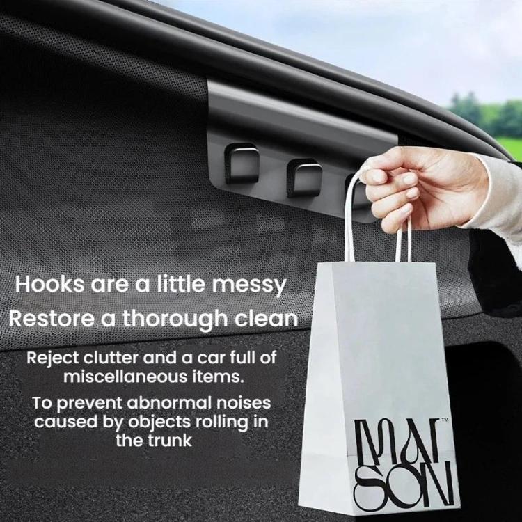 For Tesla 2025+ Model Y Juniper Trunk Side Hooks - Black