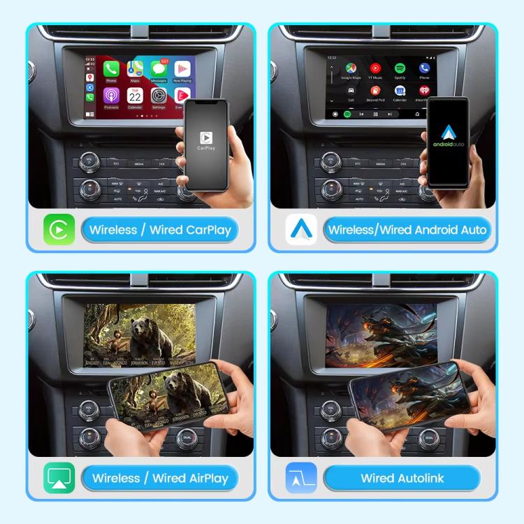 JOYEAUTO WZFD-1  - SYNC2 Wireless CarPlay Module Decoder For Ford Focus / Mondeo / Taurus / Explore / Escape / Edge 2013-2016