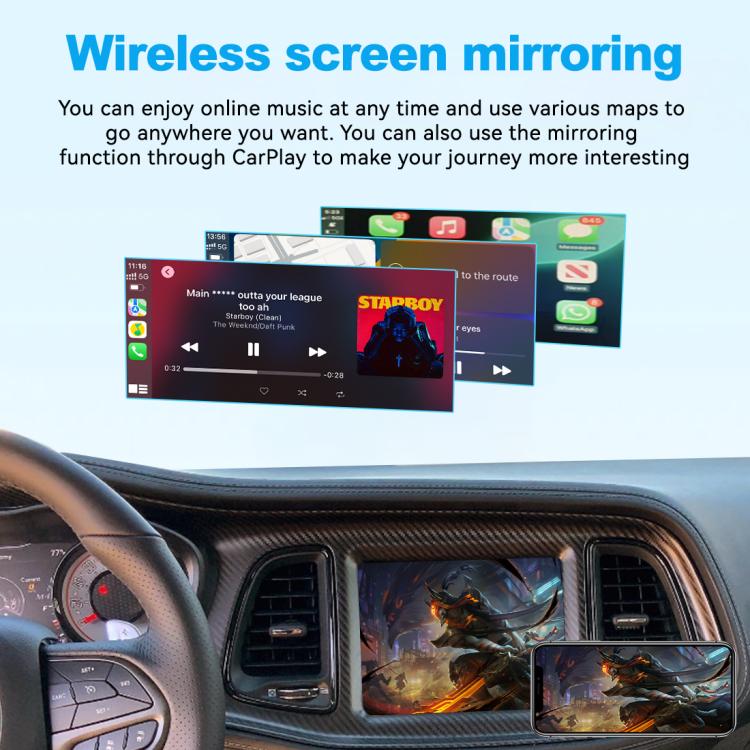 JOYEAUTO WZJP-1 For Jeep 2014-2018 Wireless CarPlay/Android Module Decoder