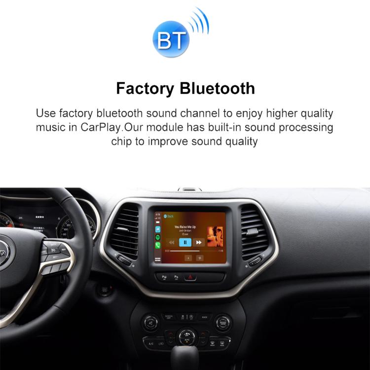 JOYEAUTO WZJP-1 For Jeep 2014-2018 Wireless CarPlay/Android Module Decoder