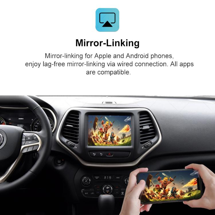 JOYEAUTO WZJP-1 For Jeep 2014-2018 Wireless CarPlay/Android Module Decoder