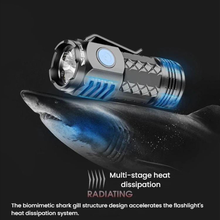 SMILING SHARK SD-5314A Portable LED Light Compact Mini Flashlight