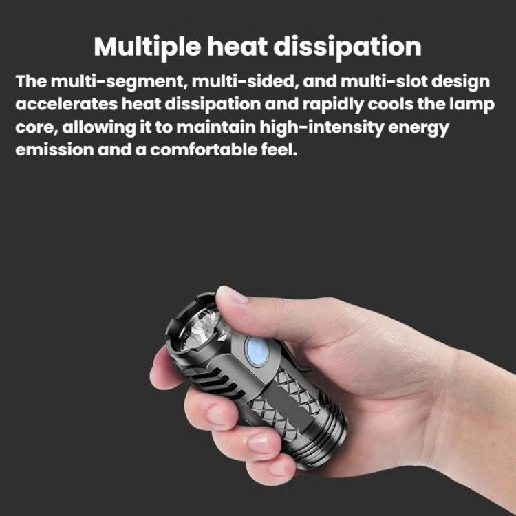 SMILING SHARK SD-5314A Portable LED Light Compact Mini Flashlight