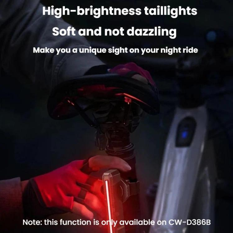 SMILING SHARK CW-D386A Basic Version Outdoor Bike Colorful Taillight Night Warning Light For Mountain & Road Bikes