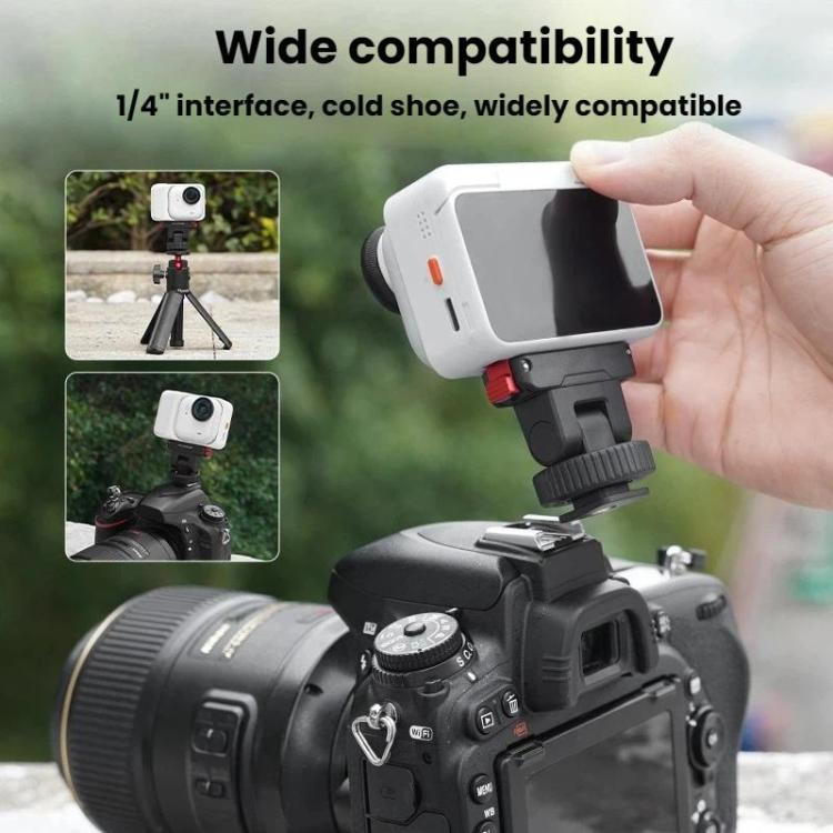 For Insta360 Go Ultra Flymile Magnetic Gimbal Quick Release Extension Base - Black