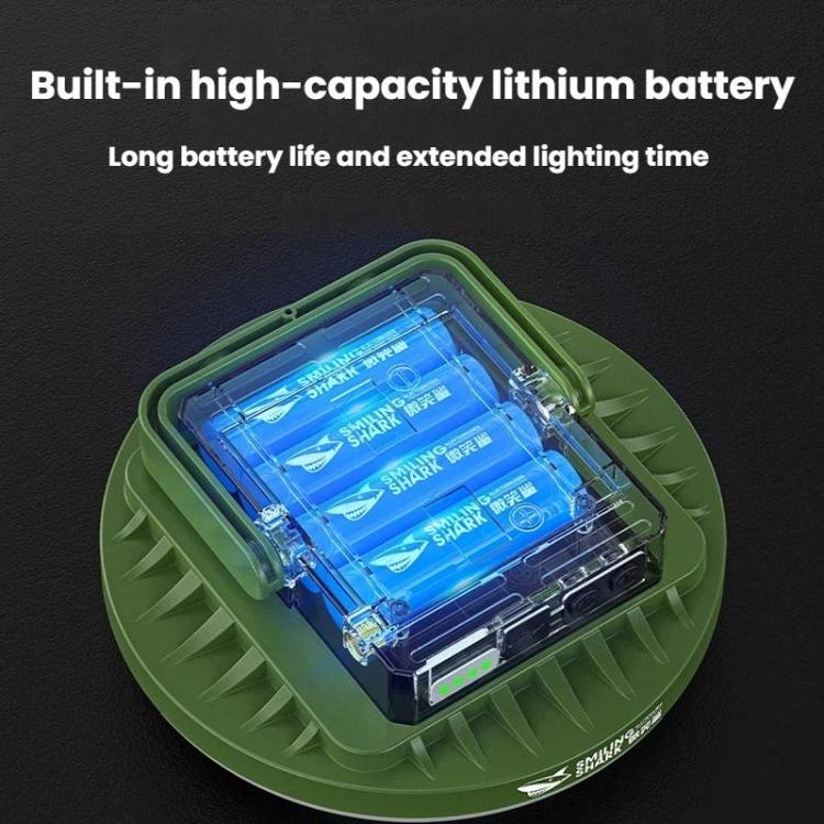 SMILING SHARK LY-8336-S Solar-Powered Camping Light Portable Outdoor Lighting Lamp, Spec: Small