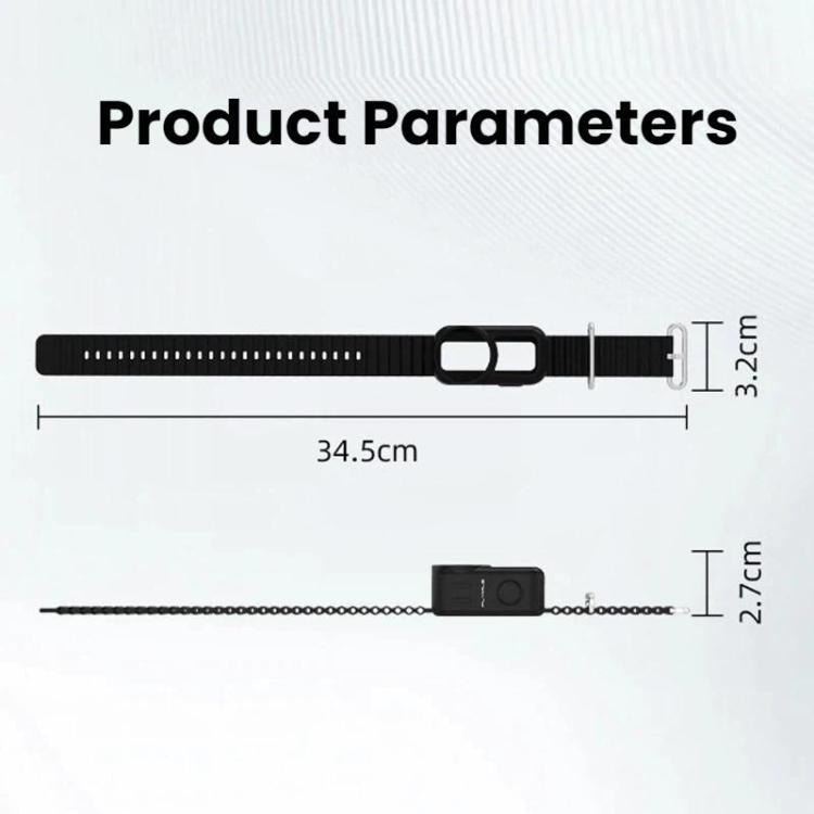 For DJI Osmo Nano Flymile Multi-Functional Wrist Strap - Black