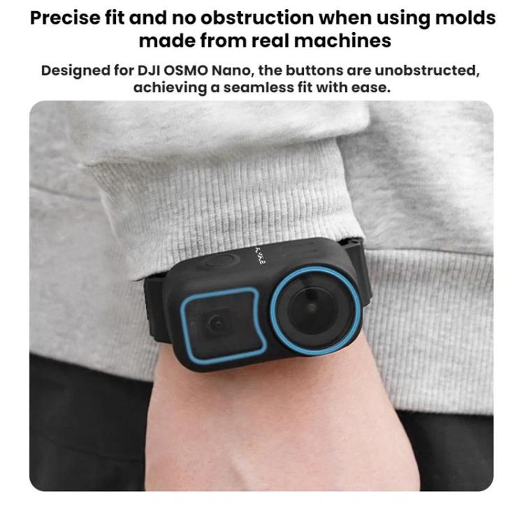 For DJI Osmo Nano Flymile Multi-Functional Wrist Strap - Black