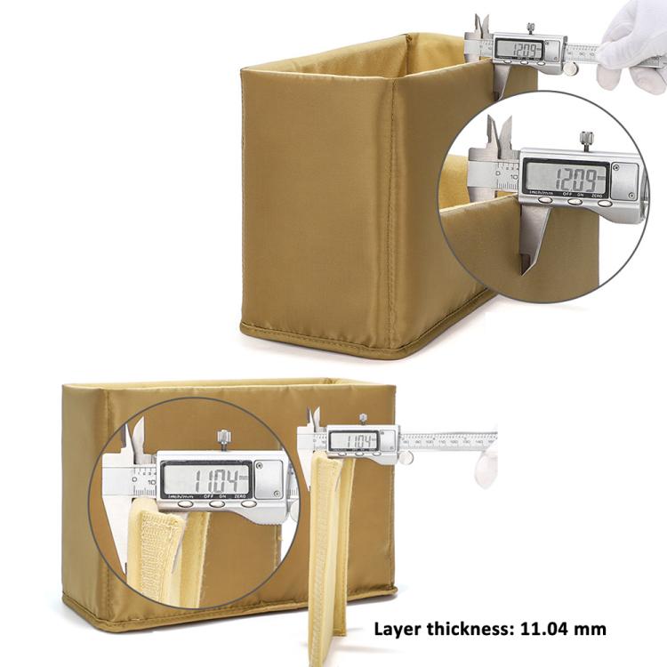 Protective Camera Insert With Movable Dividers For DSLR/Mirrorless Cameras, Fits Into Backpacks & Messenger Bags - Brown