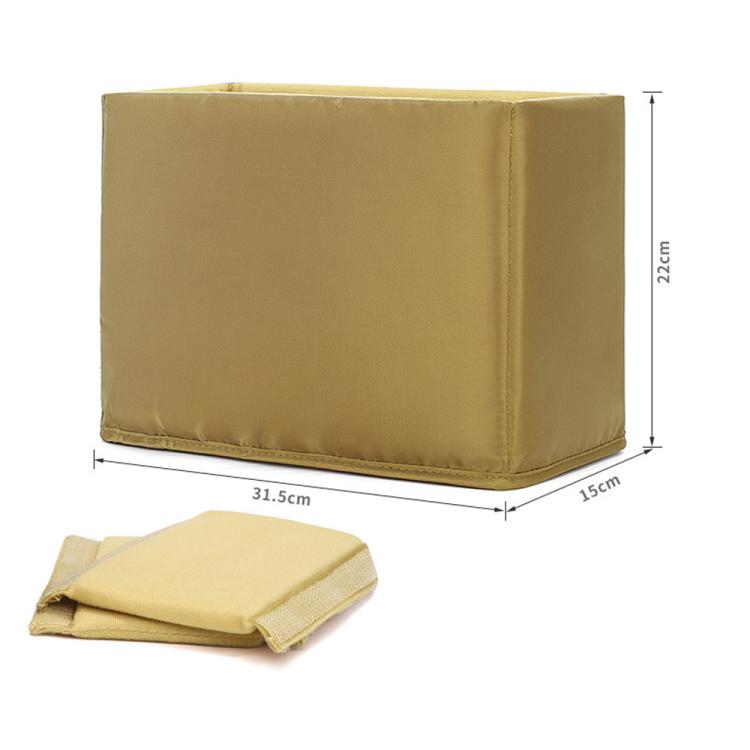 Protective Camera Insert With Movable Dividers For DSLR/Mirrorless Cameras, Fits Into Backpacks & Messenger Bags - Brown