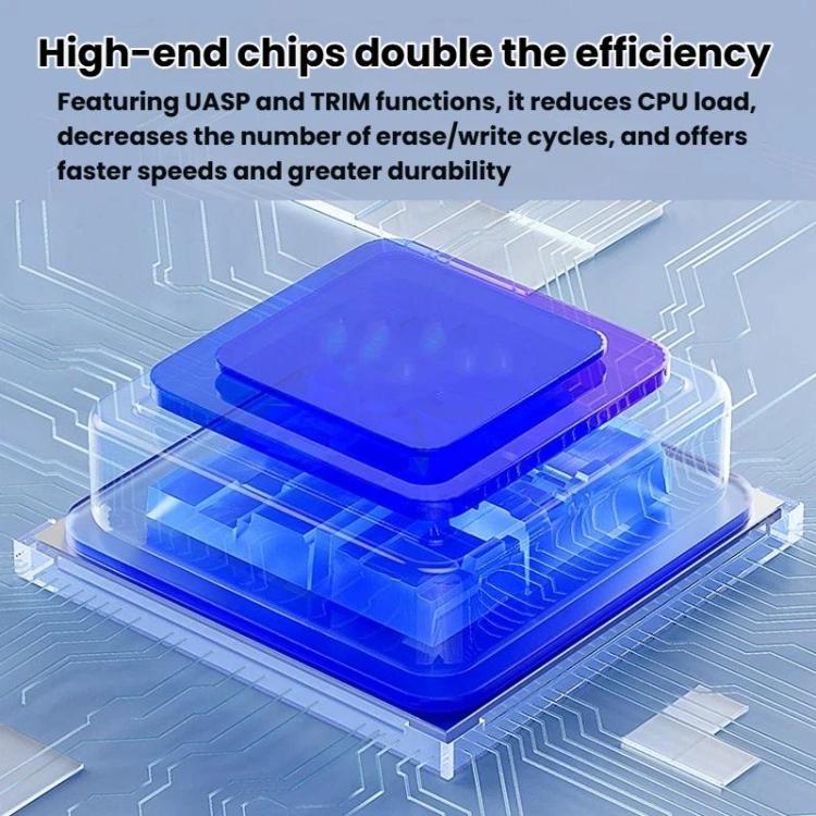 Blueendless 10Gbps M.2 SSD Enclosure External Type-C 3.2 Portable Hard Drive Case, Spec: NVMe Protocol With USB/Type-C 2 In 1 Cable Silver Orange