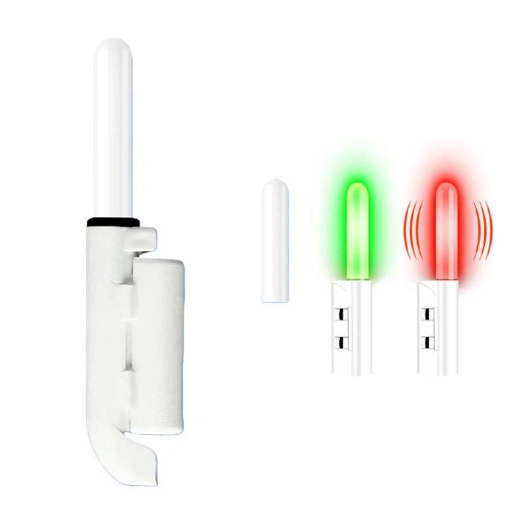 20pcs Slanted-bottom Night Fishing Electronic Rod Tip Light Waterproof Fishing Tackle, Color: Bite-activated Flashing Light