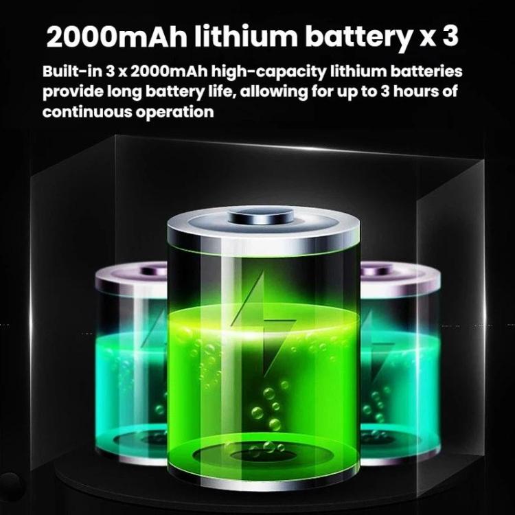 BLUEQUE 80W High Power Rechargeable Low-Noise Nail Dust Collector EU Plug