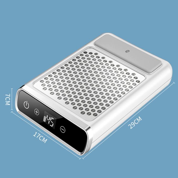 BLUEQUE 80W High Power Rechargeable Low-Noise Nail Dust Collector EU Plug