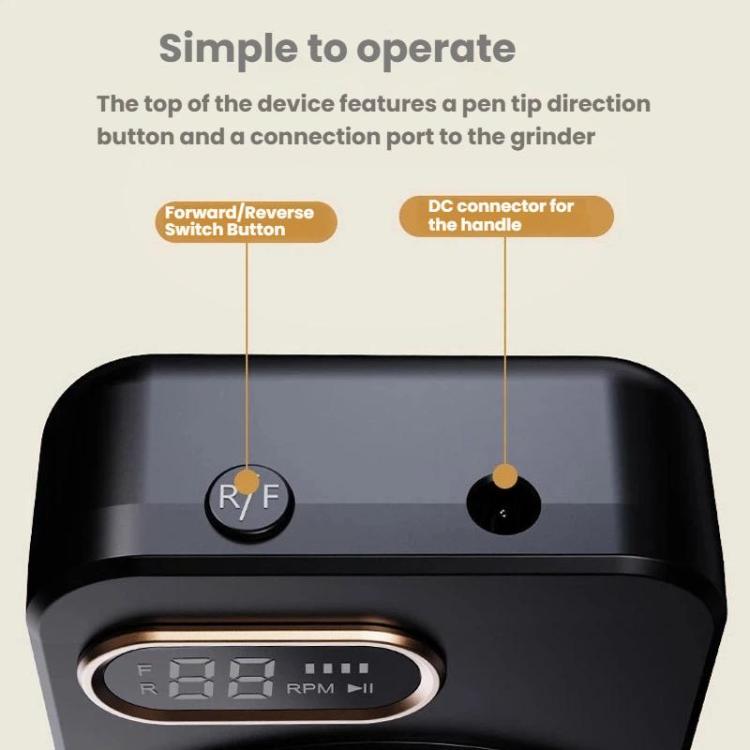 BLUEQUE BQ-110 Portable Rechargeable Nail File 45,000 RPM High-Speed Home Nail Removal Machine