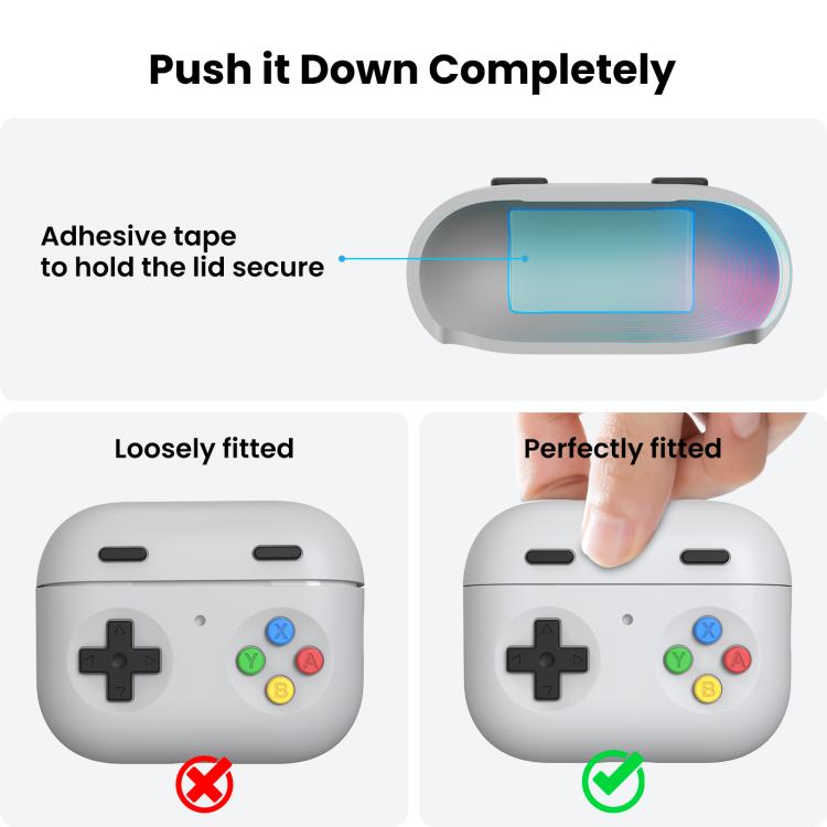For AirPods Pro 3 AhaStyle DD13 Silicone Earphone Case Detachable Drip-Coated Cartoon Custom Case