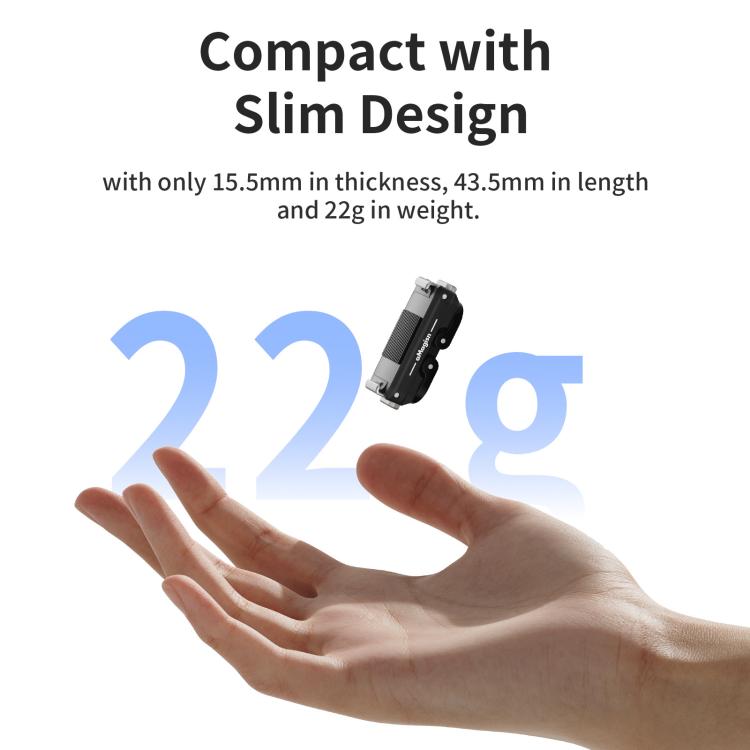 aMagisn Metal Magnetic Quick Release Kit For GoPro HERO12 Black /11 Black /11 Black mini /10 Black /9 Black /8 Black / Max - Black