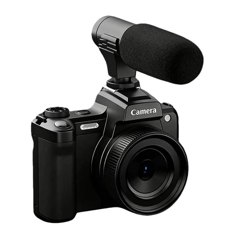 HD Retro Digital Camcorder Camera Portable Micro DSLR Camera, Model: DC101 + Microphone
