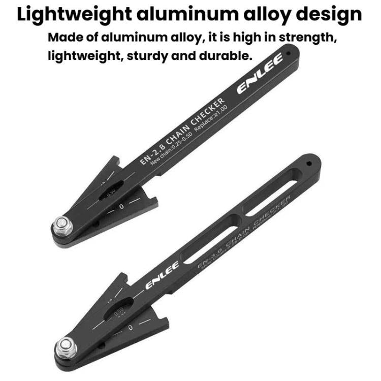 ENLEE Bike Chain Checker Chain Wear Measurement Tool, Style: Standard