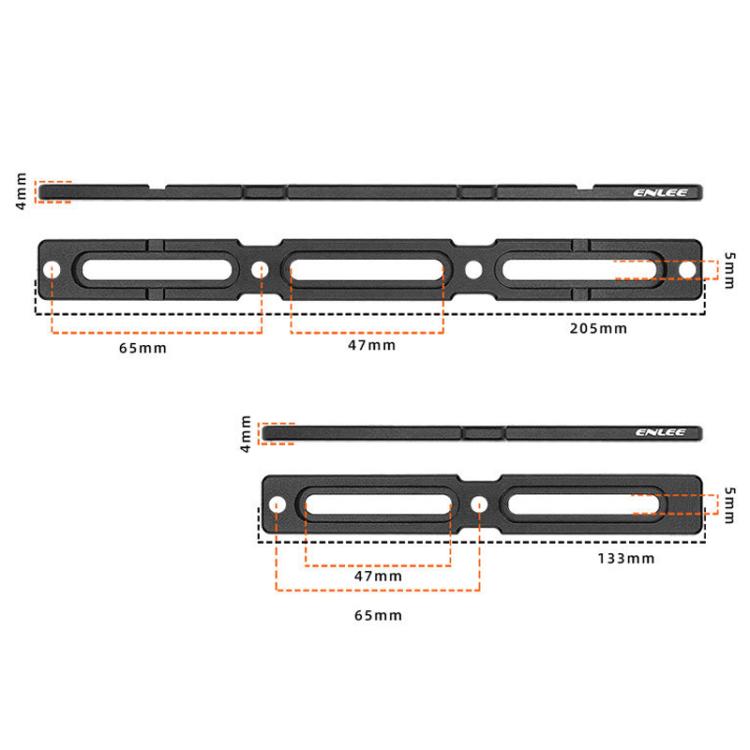 ENLEE Road Bike Water Bottle Cage Hole Adjuster, Style: Long Black