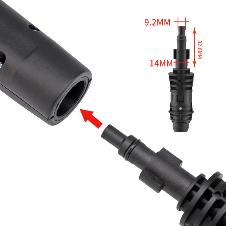 For LAVOR Series High-pressure Car Washers Water-fed Wash Brush, Specification: Straight Brush