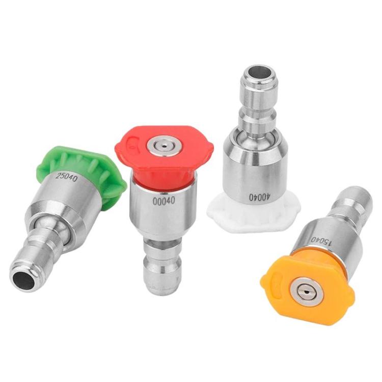 1/4-inch High-pressure Car Wash Machine Universal Rotating Quick-connect Nozzle