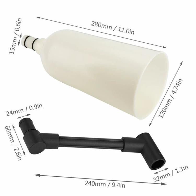 15pcs /Set Car Engine Oil Filling Funnel Set - 42x39x18cm