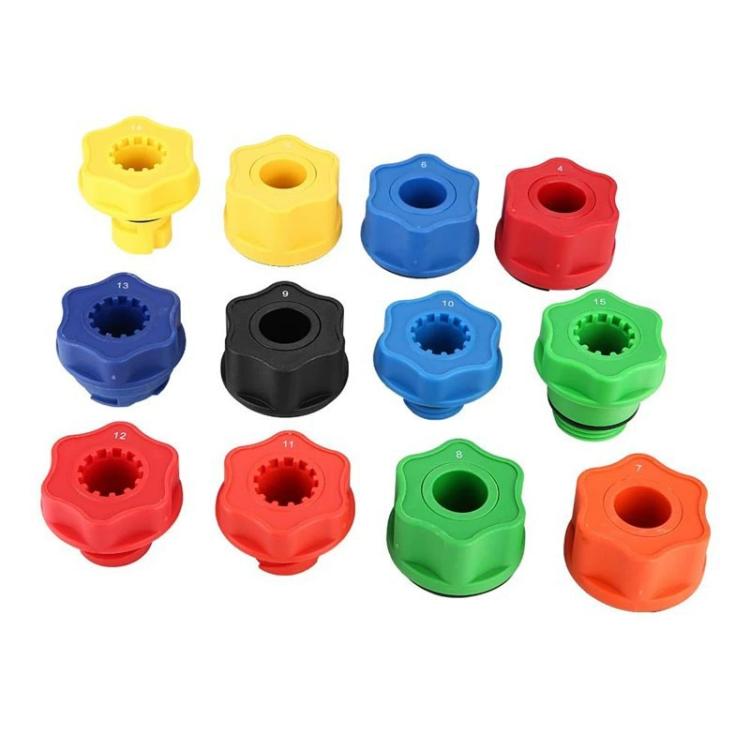 15pcs /Set Car Engine Oil Filling Funnel Set - 42x39x18cm