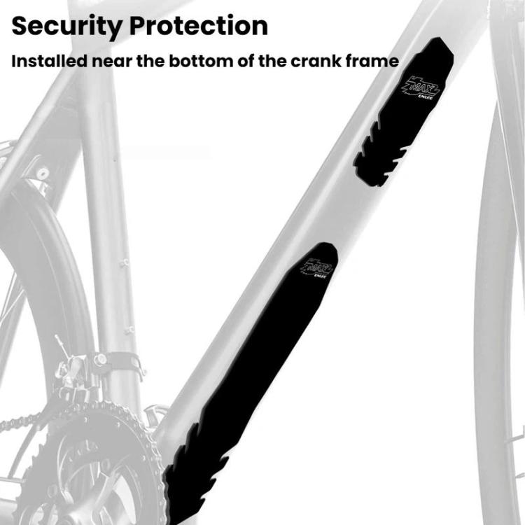ENLEE E815-B Bike Bottom Frame Protector Mountain Bike Frame Anti-Collision Silicone Pad