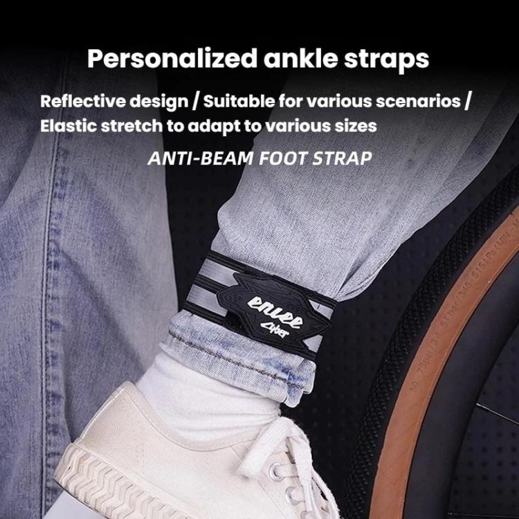 ENLEE ES10 Cycling Reflective Ankle Straps High-Visibility Warning Wristbands For Night Running