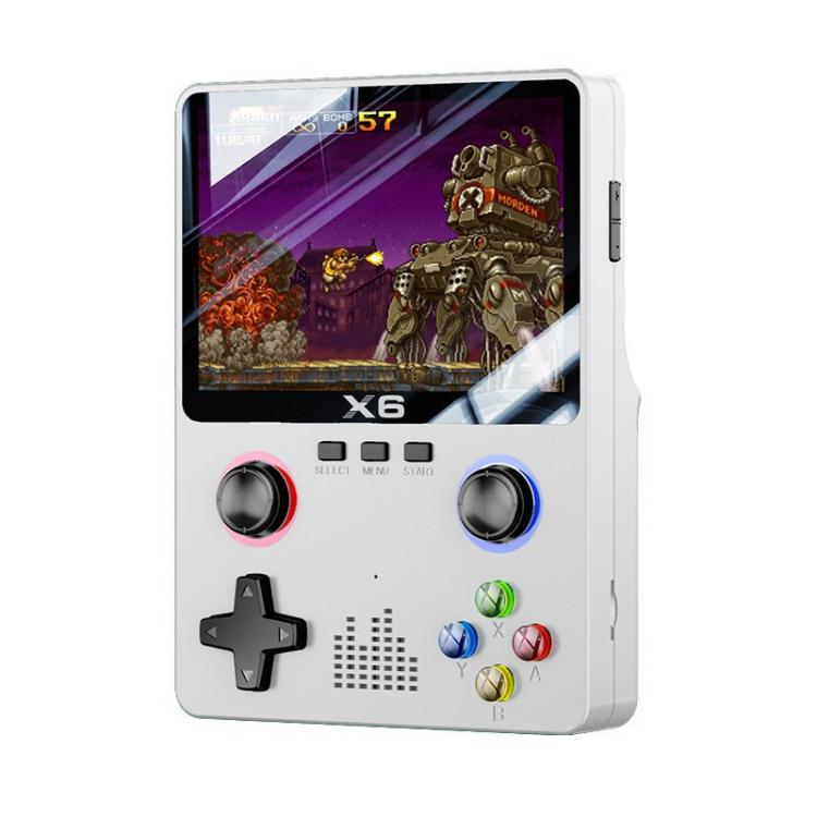 X6 Gaming Console Handheld Emulator Multi-Functional Retro Dual-Joystick HD Color Screen 32G Arcade, Size: Single-player