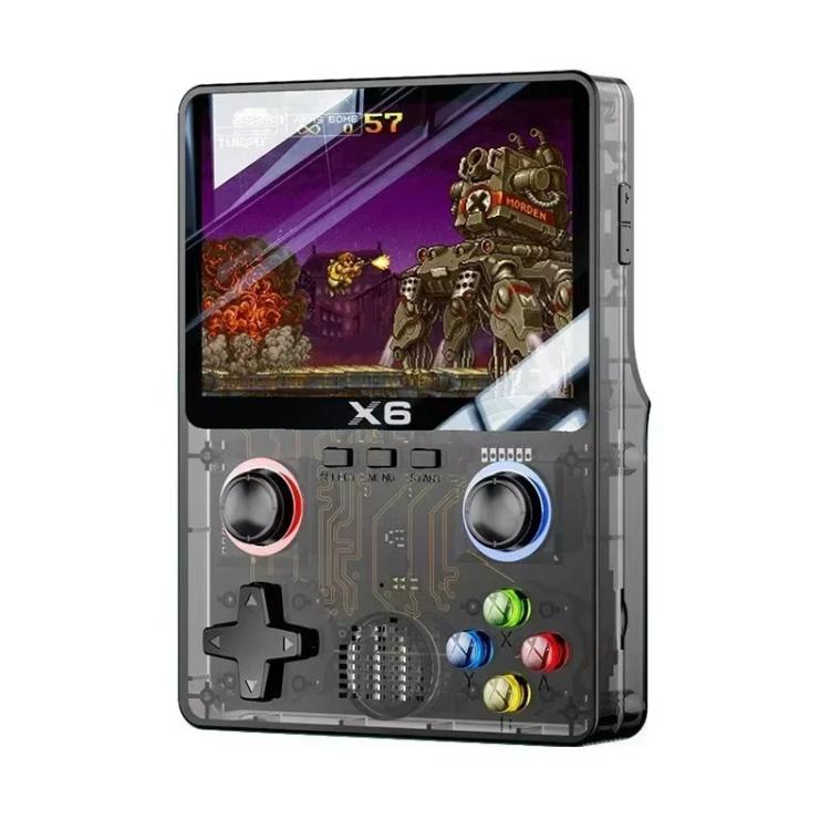 X6 Gaming Console Handheld Emulator Multi-Functional Retro Dual-Joystick HD Color Screen 32G Arcade, Size: Single-player