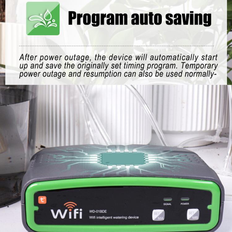 WD-01BDE WiFi Smart Dual-Pump Automatic Watering Device App Remote Control Irrigation System - Grey