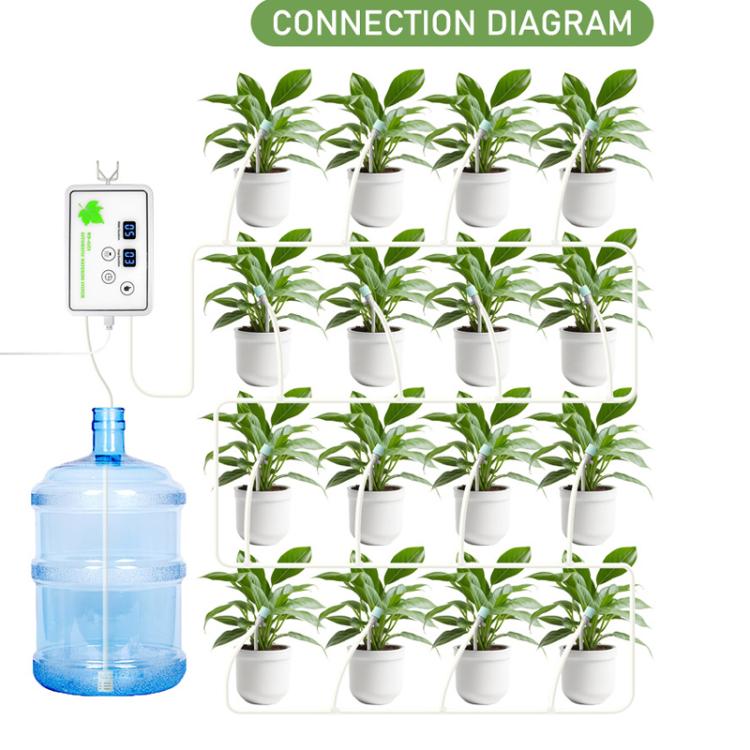 WD-01CS Adjustable Drip Arrow App-Controlled Watering Device Automatic Timed Irrigation Tool UK Plug
