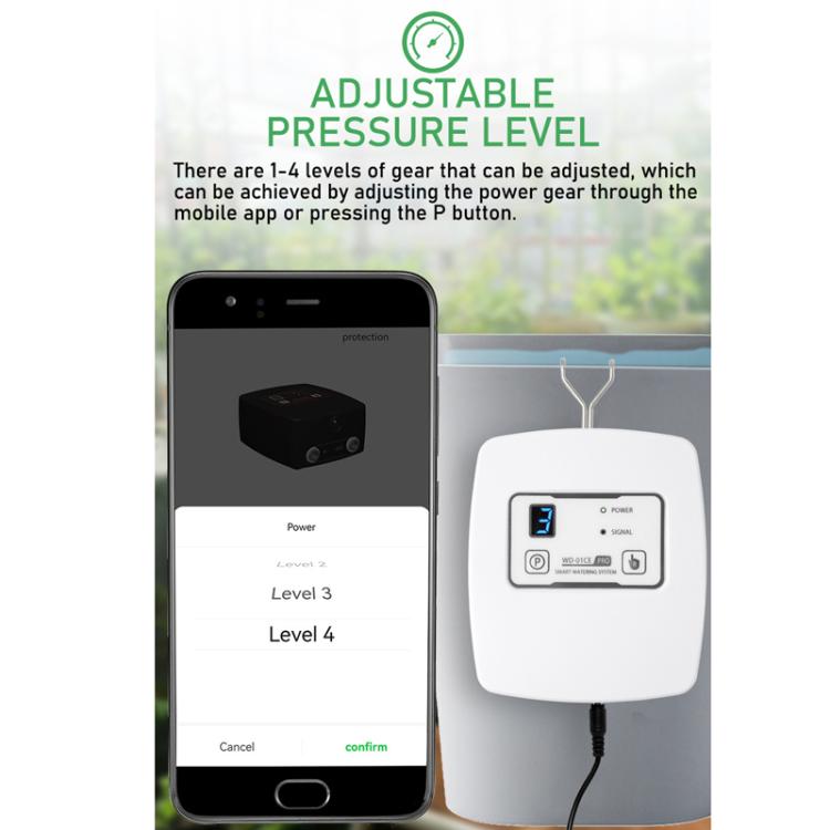 WiFi-Controlled Automatic Timed Drip Irrigation Watering System, Specification: EU Plug - White