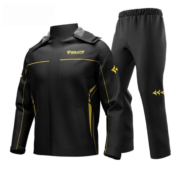 SULAITE Outdoor Oxford Fabric Motorcycle Split Rain Suit, Size: M
