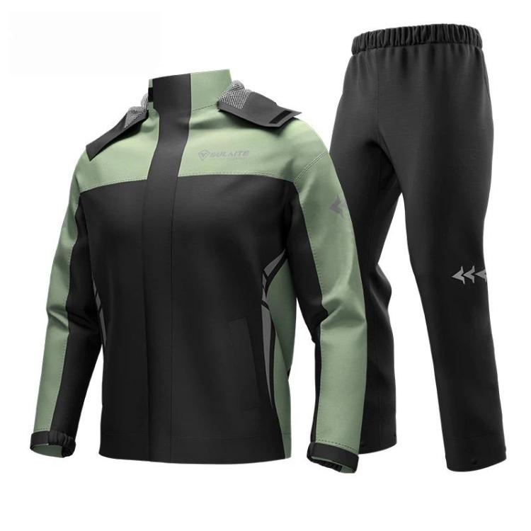 SULAITE Outdoor Oxford Fabric Motorcycle Split Rain Suit, Size: XXXL
