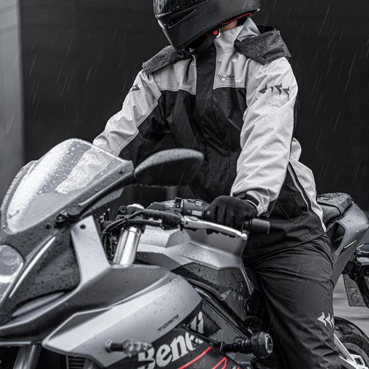 SULAITE Outdoor Oxford Fabric Motorcycle Split Rain Suit, Size: XXL